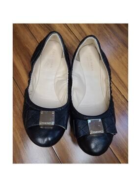 Cole Haan Grand OS Tali Bow ballet flats - black quilted - 7